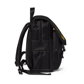 District Deputy Grand Master Blue Lodge Backpack - Black & Gold Resistant Fabric - Bricks Masons