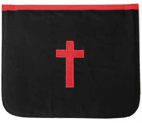 18th Degree Scottish Rite Apron - White & Red Satin