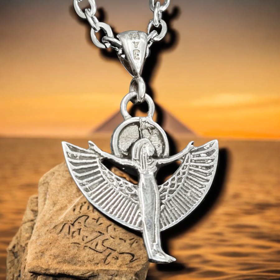 Isis Medal in Silver 3 x 2.5 cm 4 g Art 616 - Bricks Masons