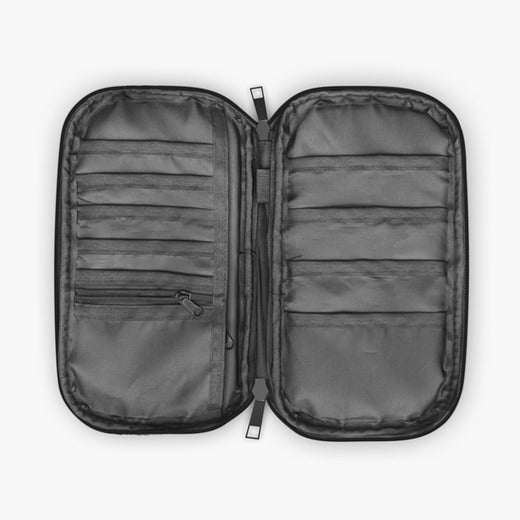 Master Mason Blue Lodge Australia Jurisdiction Passport Wallet - Gold S&C With Blue - Bricks Masons