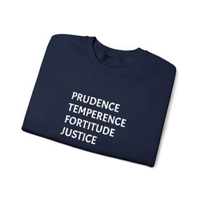 Sweatshirt - The Four Cardinal Virtues - Bricks Masons
