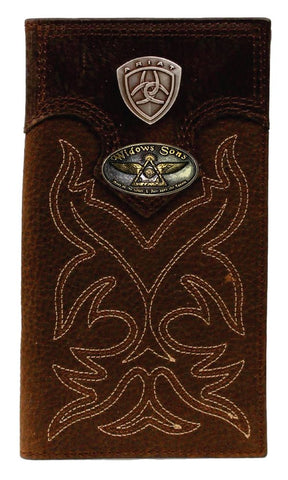 Widows Sons Wallet - Premium Shield Brown