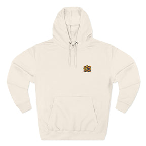 Master Mason Blue Lodge Hoodie - Three-Panel Fleece Signature Chest Stitch - Bricks Masons