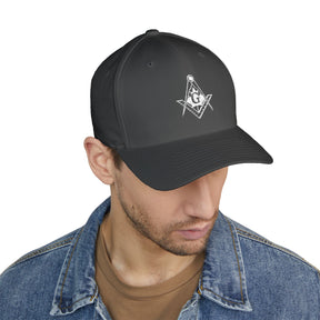 Master Mason Blue Lodge Canada Jurisdiction Baseball Cap - Embroidered Closed-Back Cap - Bricks Masons