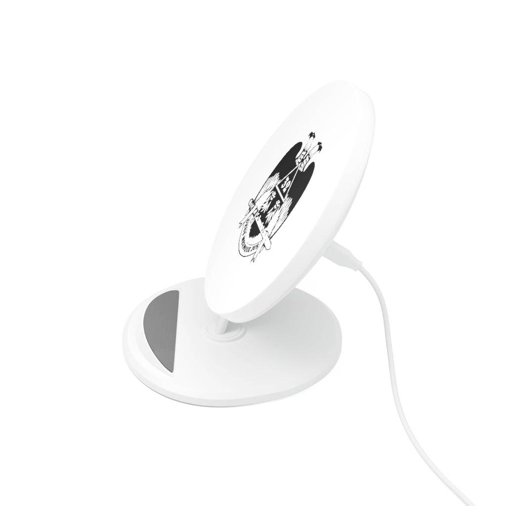 32nd Degree Scottish Rite Wireless Charger - Wings Down White