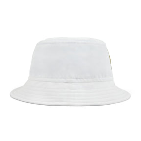 Master Mason Blue Lodge Bucket Hat - White Stitching Veteran Mason - Bricks Masons