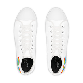 Royal Ark Mariner Sneaker - High Top Black & White Colorful Emblem - Bricks Masons