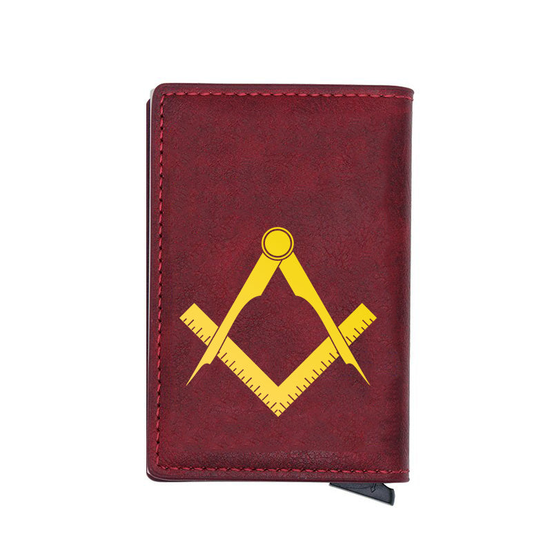 Master Mason Blue Lodge Wallet - Various Colors - Bricks Masons