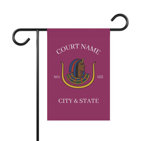DOI Yard Flag - Printed Poly Poplin With Personalization - Bricks Masons