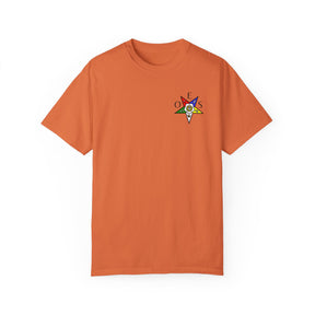 OES T-Shirt - Garment-Dyed Tee OES Star Various Colors - Bricks Masons