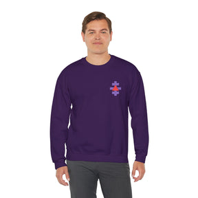Knight Templar Priests Sweatshirt - Crewneck Embroidered Emblem - Bricks Masons