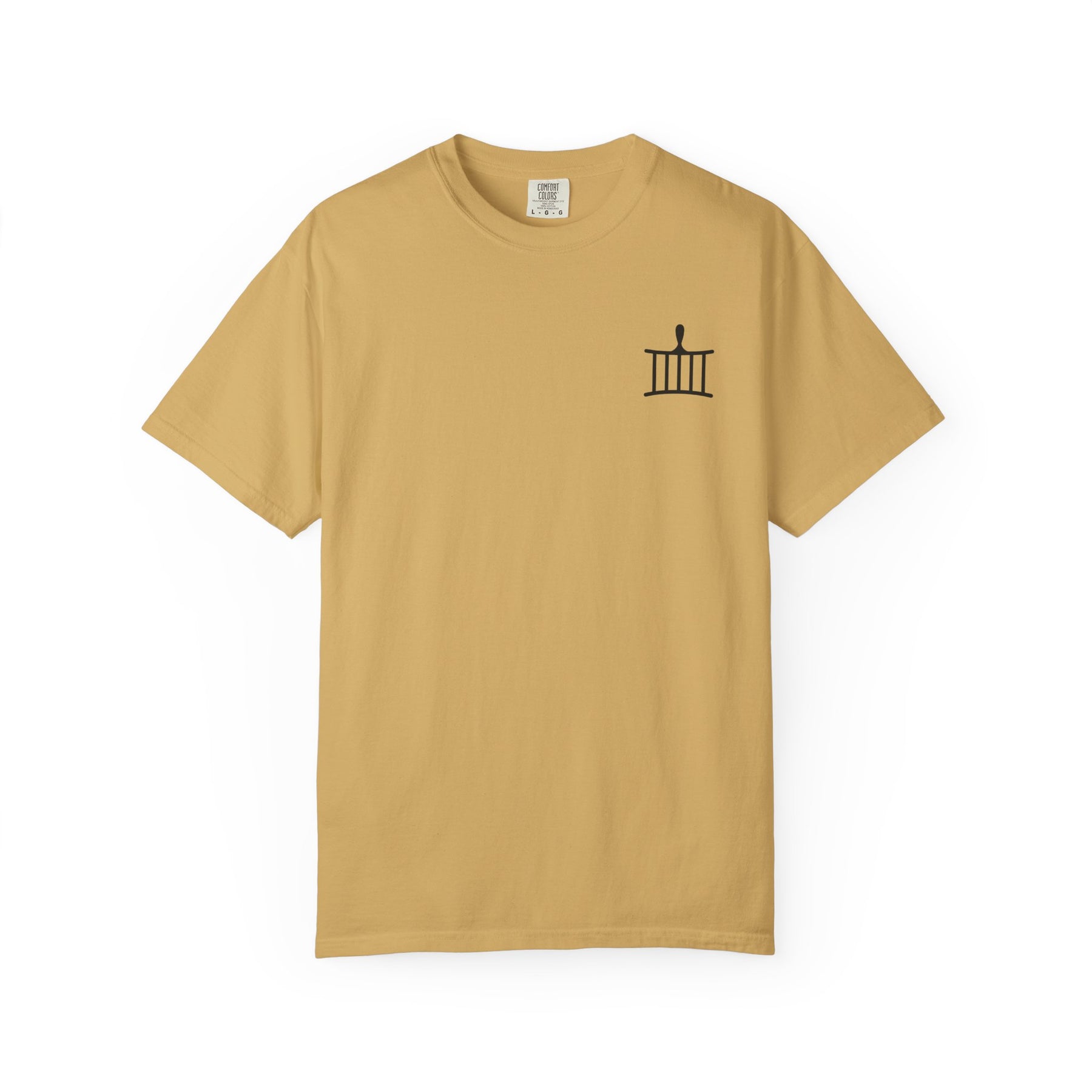 St. Lawrence the Martyr T-Shirt - Cotton Garment-Dyed Tee Various Colors - Bricks Masons