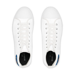 Queen of the South Sneaker - High Top Black & White - Bricks Masons