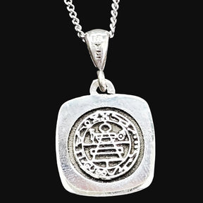 King Solomon Seal Medal 2 cm 4 g Silver Art 978 - Bricks Masons