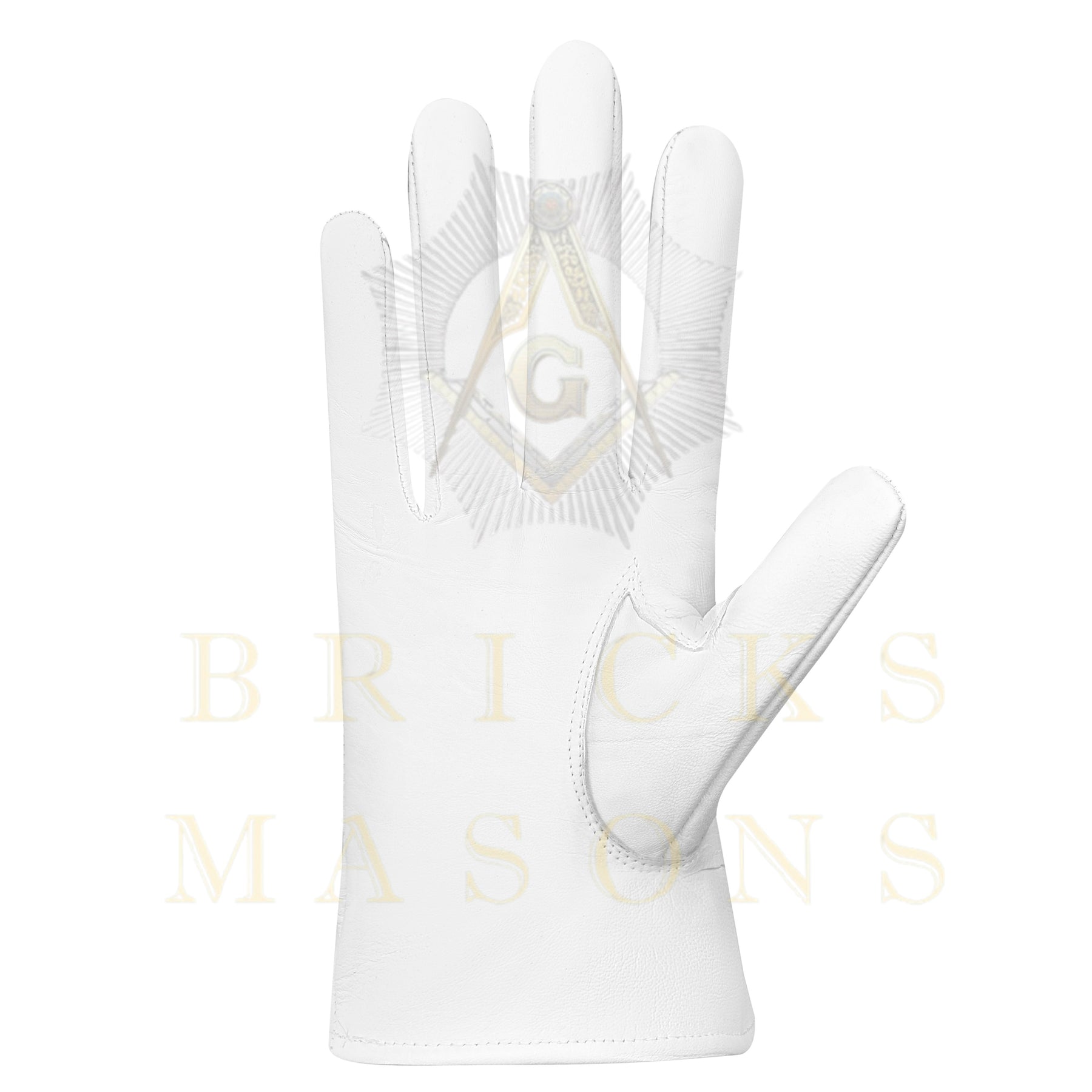 Grand LOCOP Gloves - White Leather - Bricks Masons