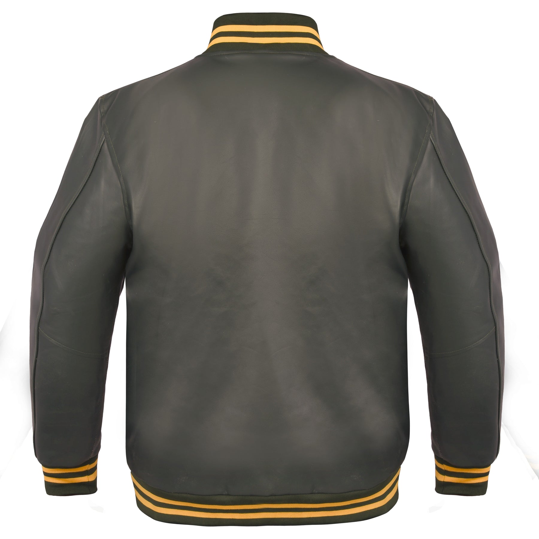 Order Of Malta Commandery Jacket - Leather With Customizable Gold Embroidery - Bricks Masons