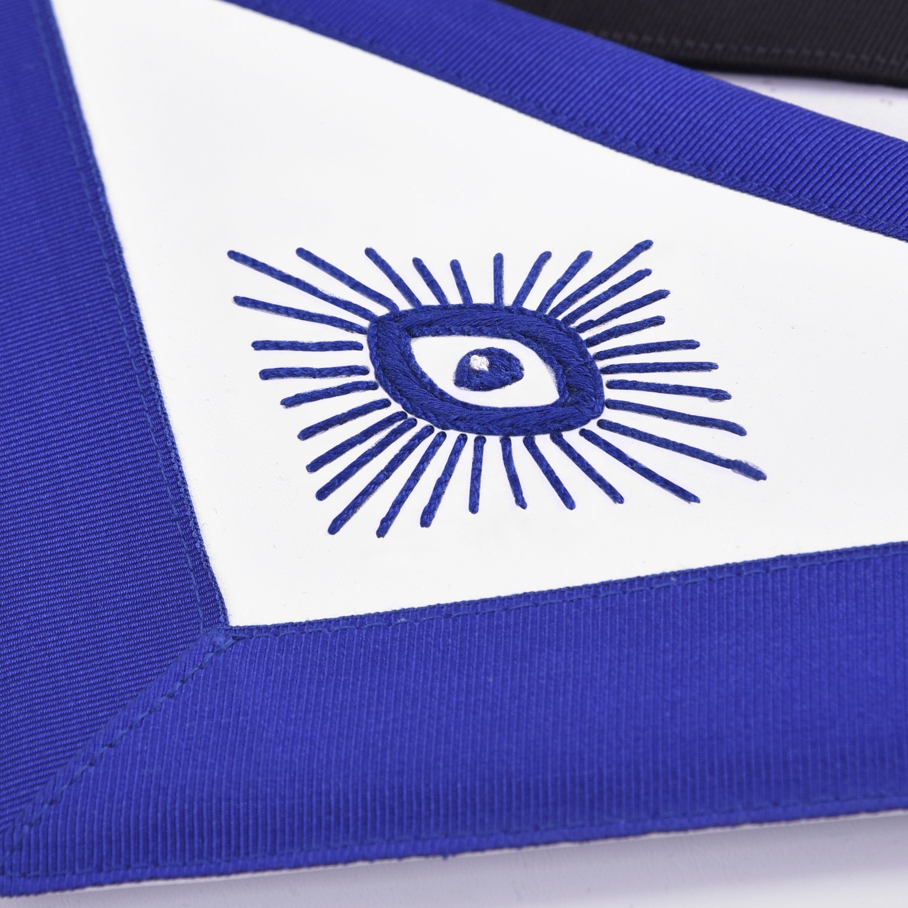 Master Mason Blue Lodge Apron - Royal Blue Square & Compass With G