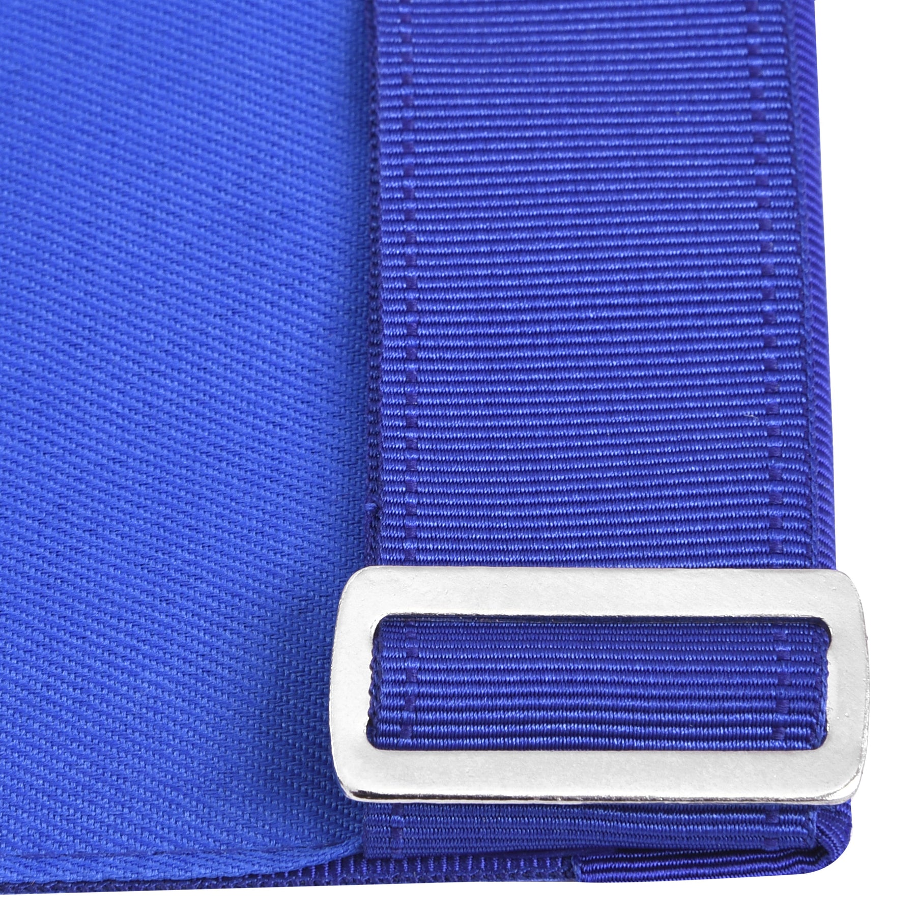 Treasurer Blue Lodge Officer Apron - Royal Blue Borders