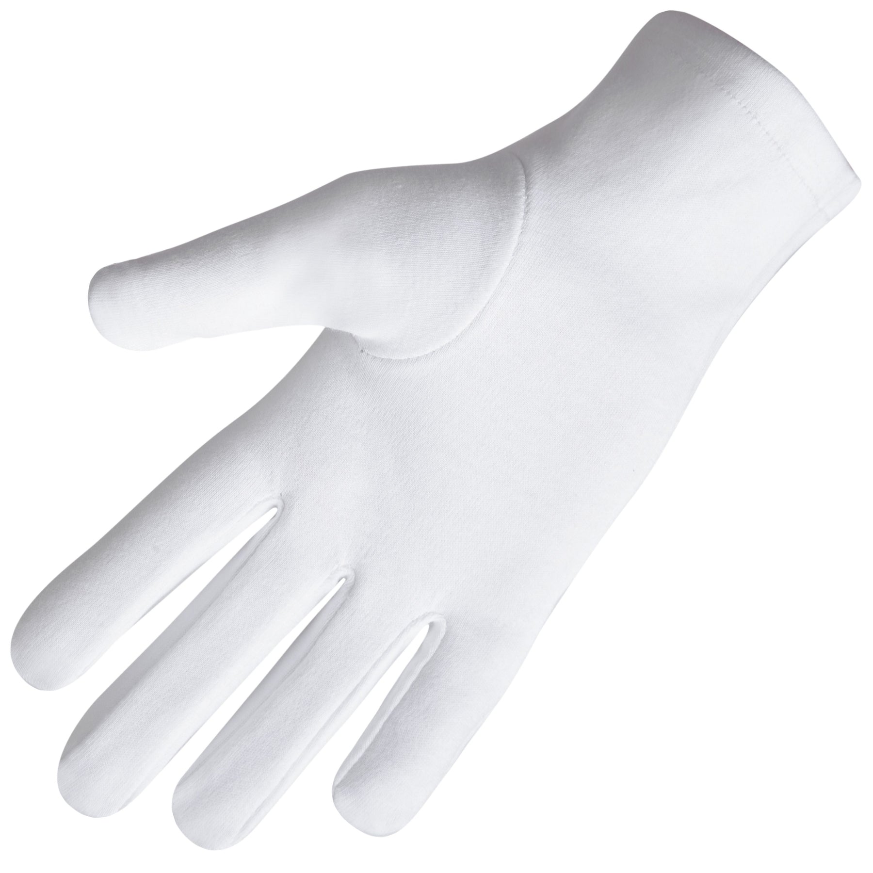 Eminent Prior KYCH Knights of the York Cross of Honour Glove - Pure Cotton With Round Patch - Bricks Masons