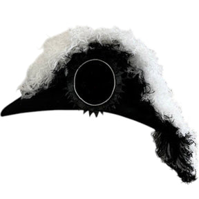 Grand Encampment Knights Templar Chapeau - Black Underlayer Plumes - Bricks Masons