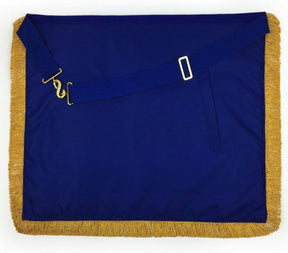 Provincial English Regulation Apron - Royal Blue with Gold Fringe