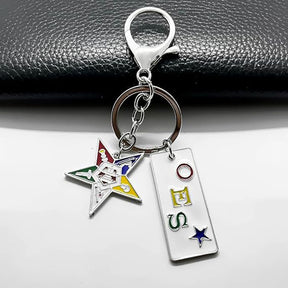 OES Keychain - Enamel Emblem with OES Tag