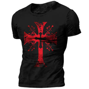 Knights Templar Commandery T-Shirt - 3d Printed Cross - Bricks Masons