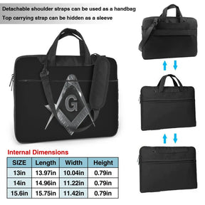 Master Mason Blue Lodge Laptop Bag - - Bricks Masons