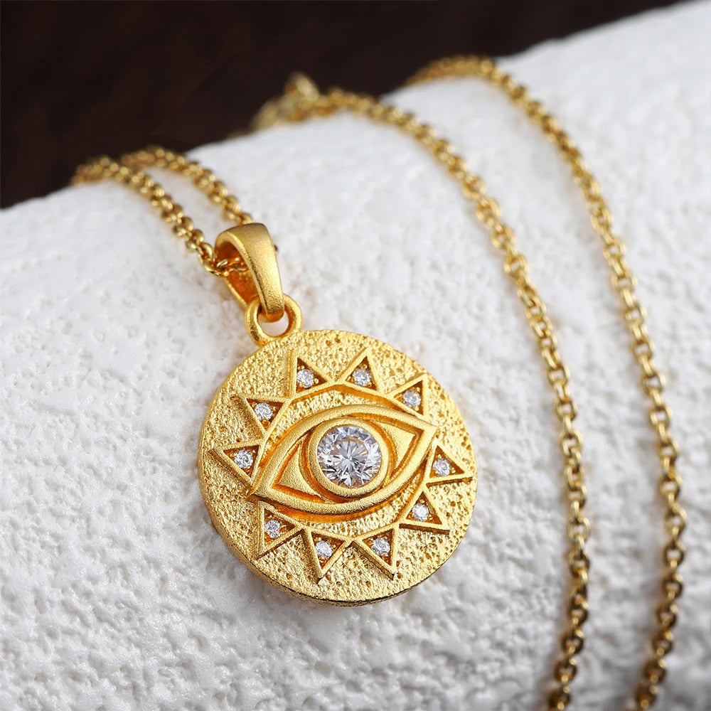Eye Of Providence Necklace - Eye of Horus Sterling Silver - Bricks Masons