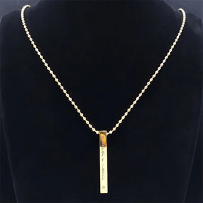 Ancient Israel Necklace -  Hexagram Stainless Steel  Star of David - Bricks Masons