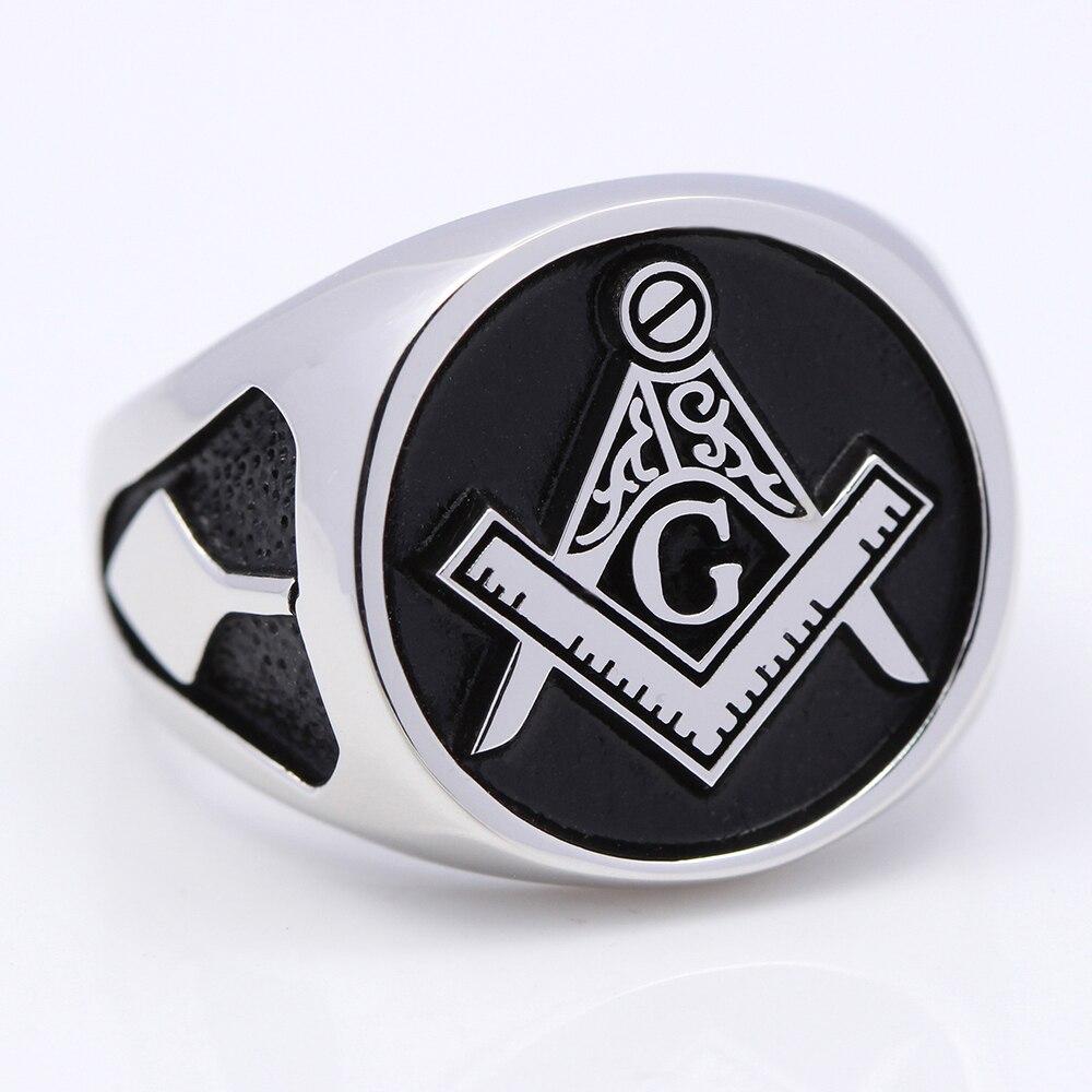 Apprentice Blue Lodge Ring - Entered Sterling Silver - Bricks Masons