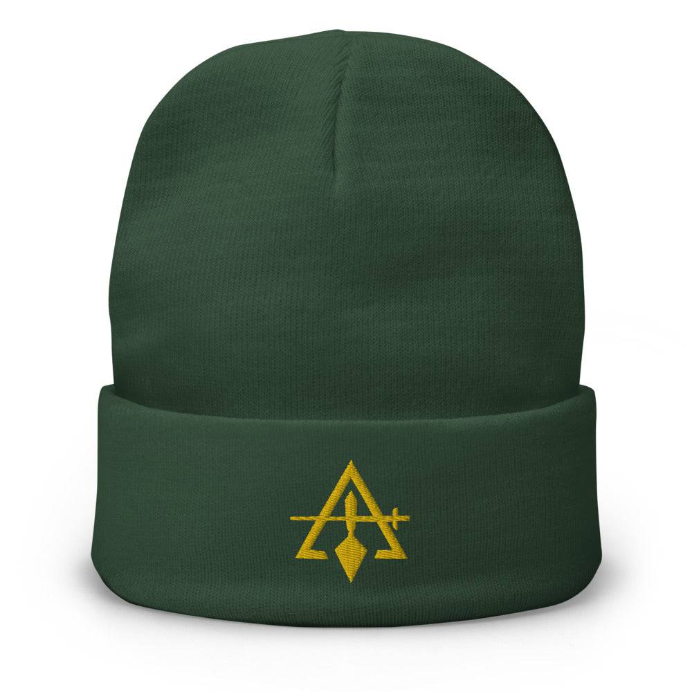Council Beanie - Golden Embroidery - Bricks Masons
