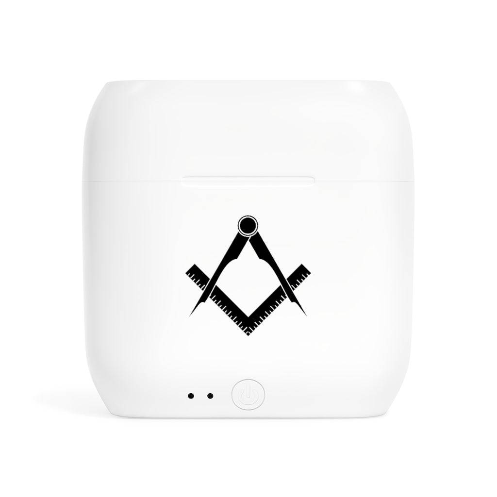 Master Mason Blue Lodge Earbud - Wireless Square & Compass