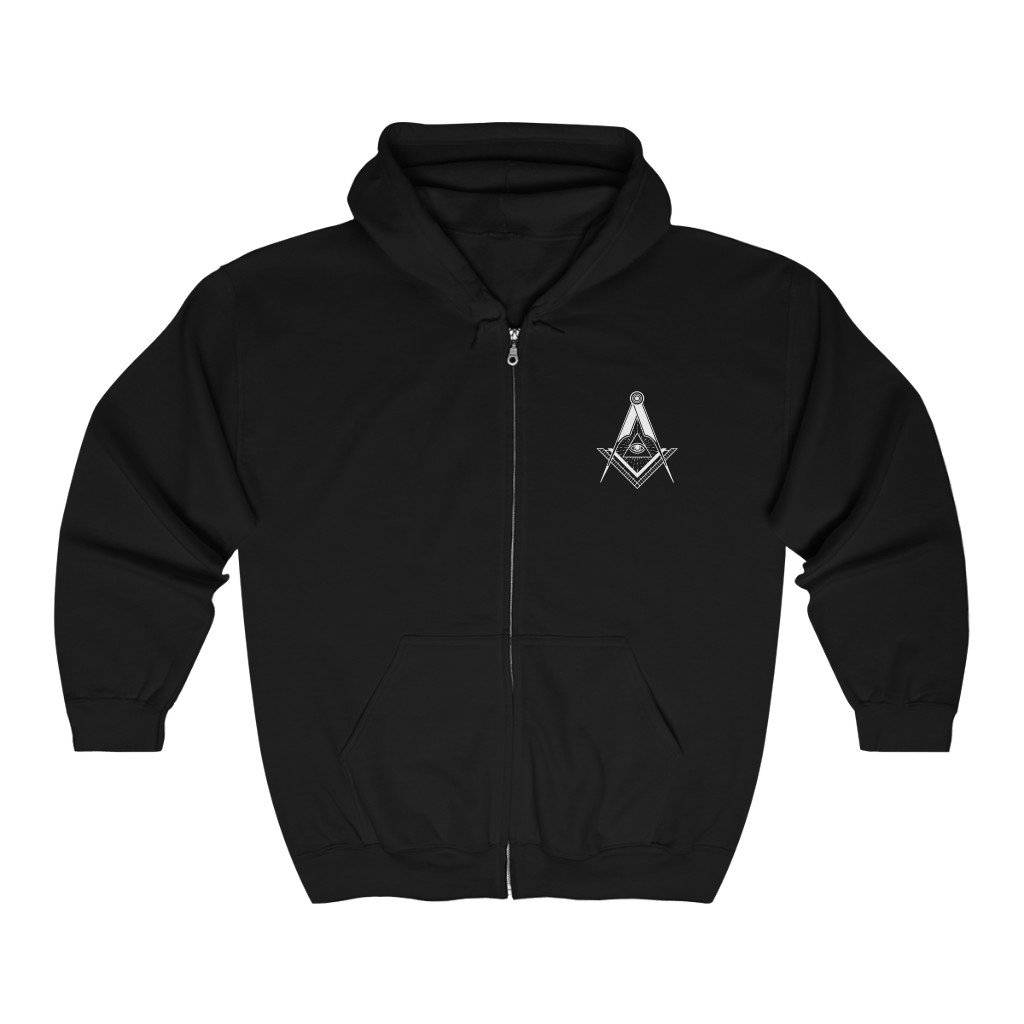 Master Mason Blue Lodge Hoodie - Square & Compass All Seeing Eye