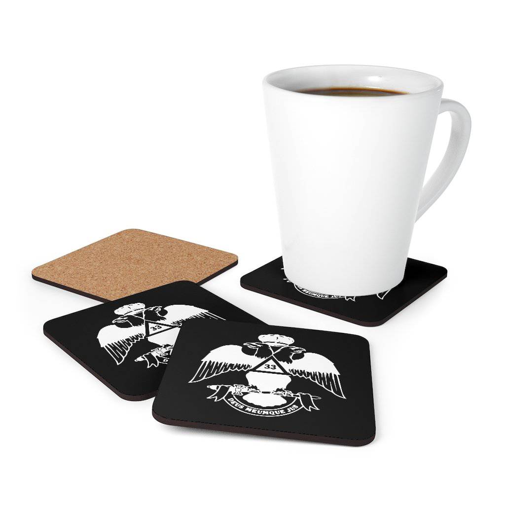 33rd Degree Scottish Rite Coaster - Wings Down Pieces Set