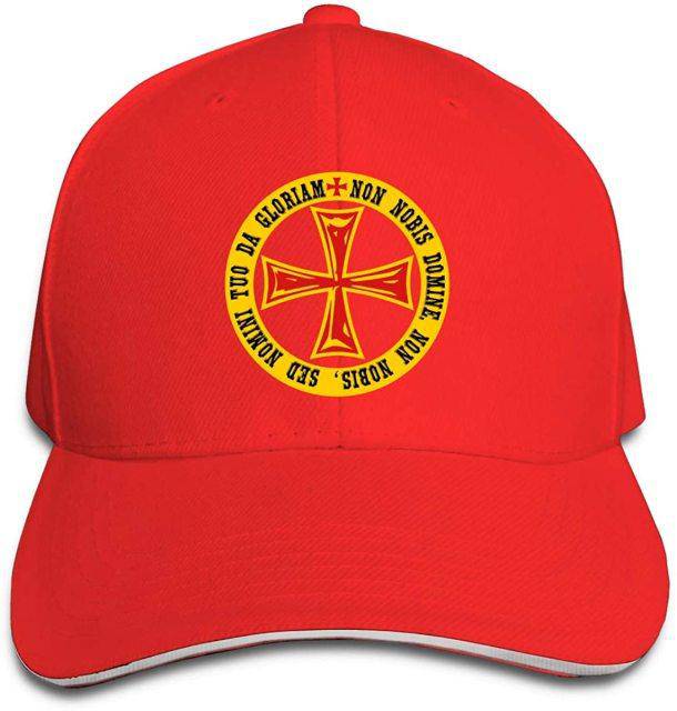 Knights Templar Baseball Cap - (Non nobis Domine, Non nobis) - Bricks Masons