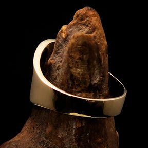 Knights Templar Ring - Blue Knight Fleur De Lis Cross - Bricks Masons