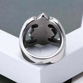 Knights Templar Ring - Silver Gold - Bricks Masons