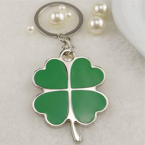 Masonic Green Leaf Keychain - Stainless - Bricks Masons
