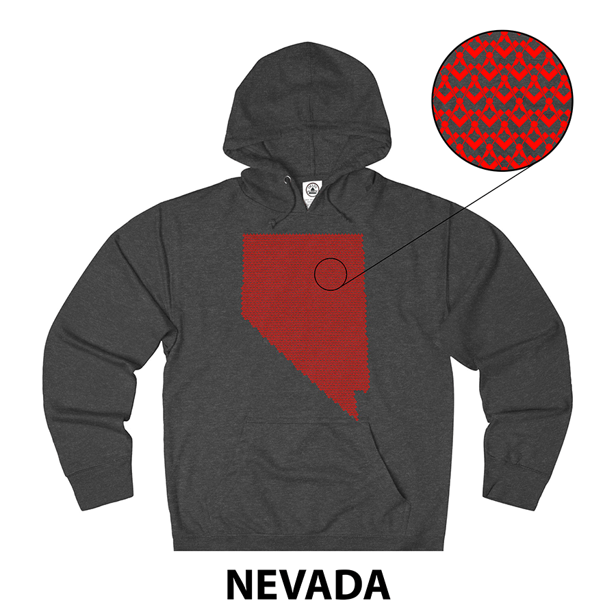 Masonic Hoodie - NEVADA State - Bricks Masons