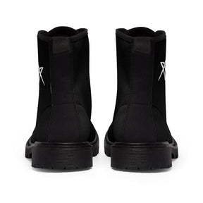 Master Mason Blue Lodge Boot - Black Canvas Square & Compass - Bricks Masons