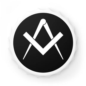 Master Mason Blue Lodge Bottle Opener - Magnetic - Bricks Masons