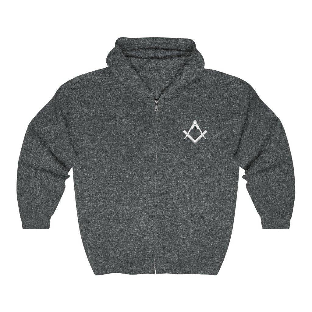 Master Mason Blue Lodge Hoodie - Square & Compass 4 Colors - Bricks Masons