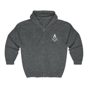 Master Mason Blue Lodge Hoodie - Square & Compass All Seeing Eye - Bricks Masons
