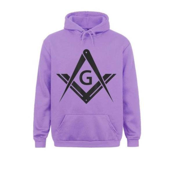Master Mason Blue Lodge Hoodie - Square & Compass G (Various Colors) - Bricks Masons