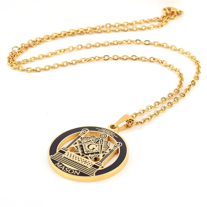 Master Mason Blue Lodge Necklace - Pillars Lodge - Bricks Masons