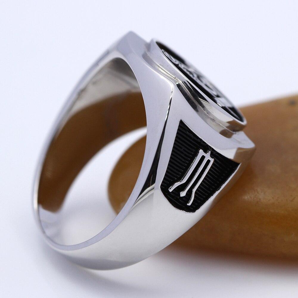 Master Mason Blue Lodge Ring - Compass and Square Sterling Silver - Bricks Masons