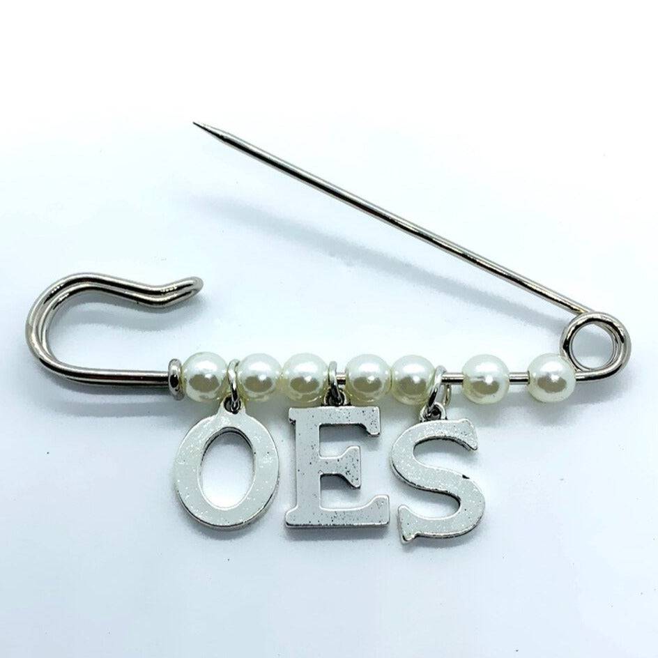 OES Lapel Pin - Handmade - Bricks Masons