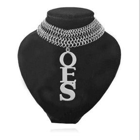 OES Necklace - Gold & Silver - Bricks Masons
