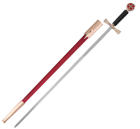 Order Of Malta Sword - Red Malta Cross With Gold and Black Hilt - Bricks Masons